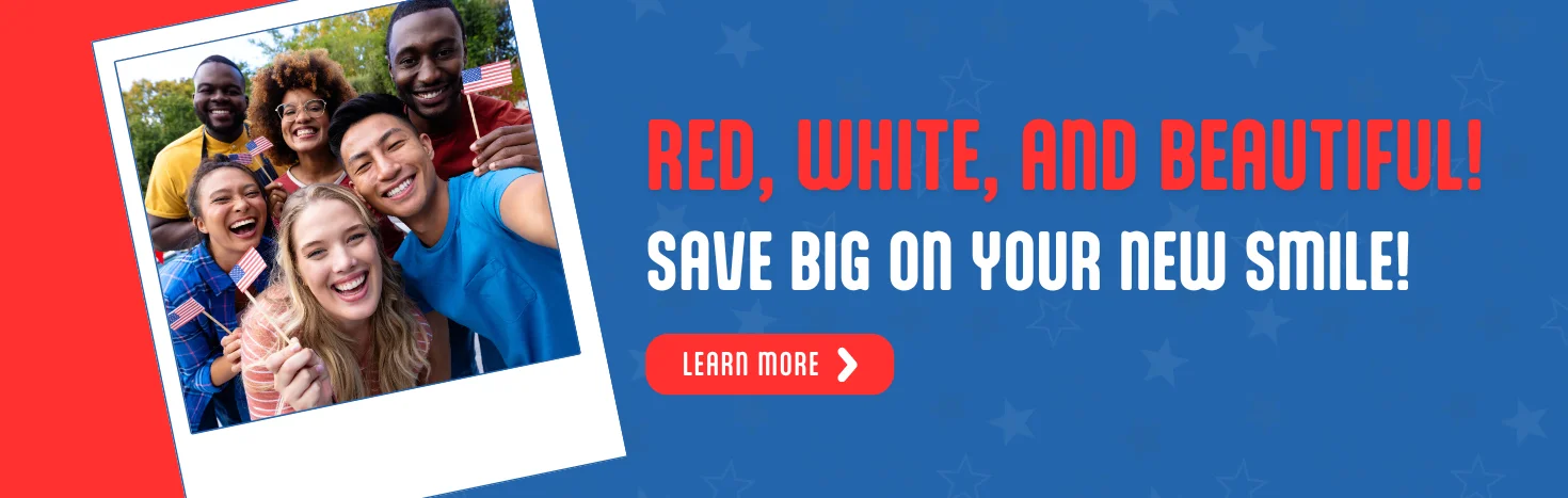 Red, White, and Blue Savings